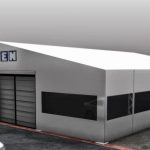 şantiye çadırı çelik aksamı montajı