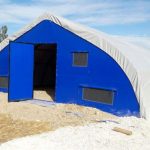 şantiye çadırı çelik aksamı montajı