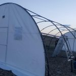 şantiye çadırı çelik aksamı montajı