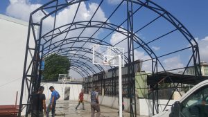 şantiye çadırı çelik aksamı montajı