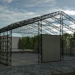 şantiye çadırı demir aksamı montajı