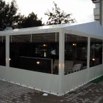 şeffaf kış bahçesi brandası